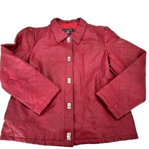 Dialogue Red Leather Jacket